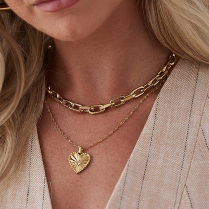 Chunky Heart Necklace Bundle