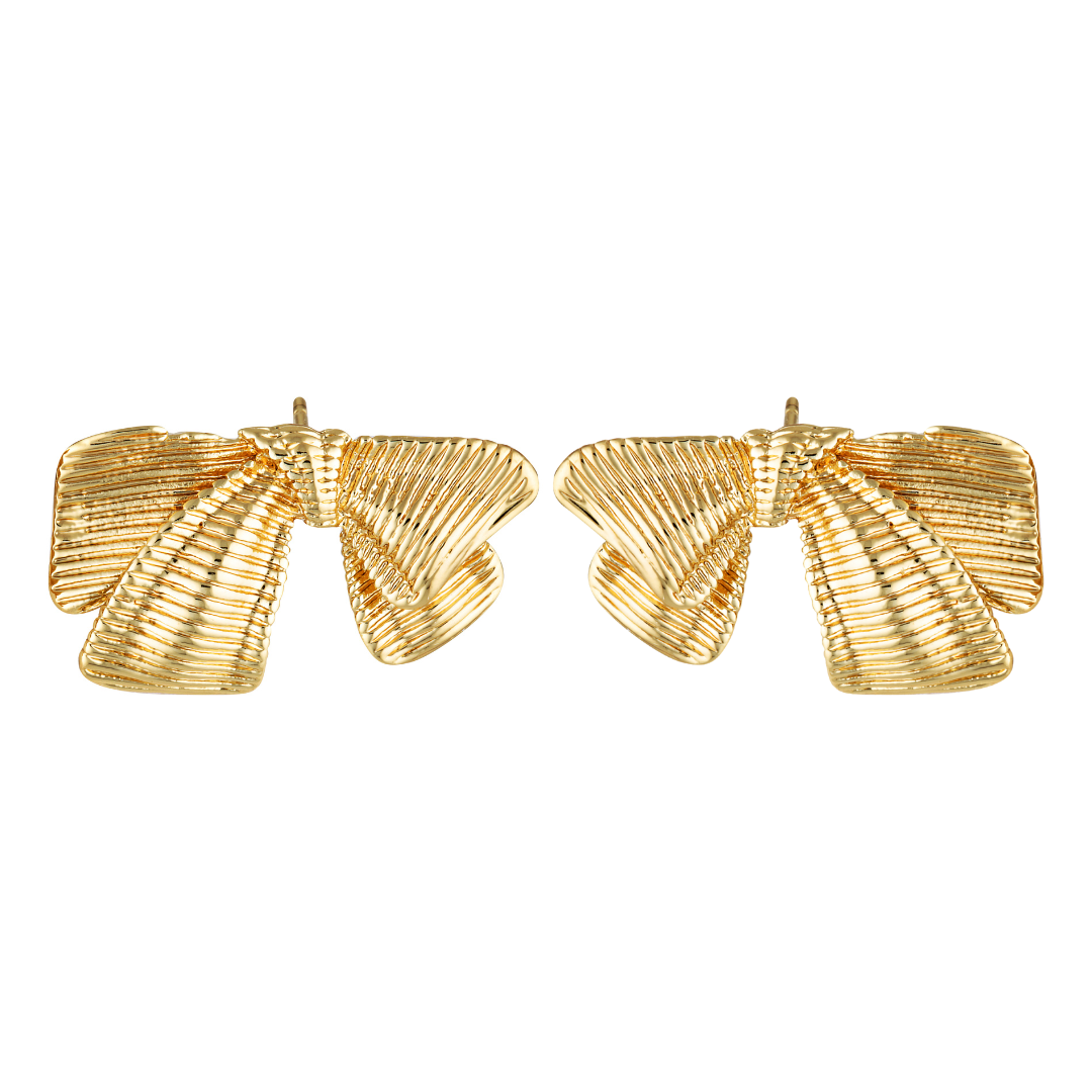 Zara Bow Earrings (Gold & Silver)