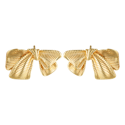 Zara Bow Earrings (Gold & Silver)