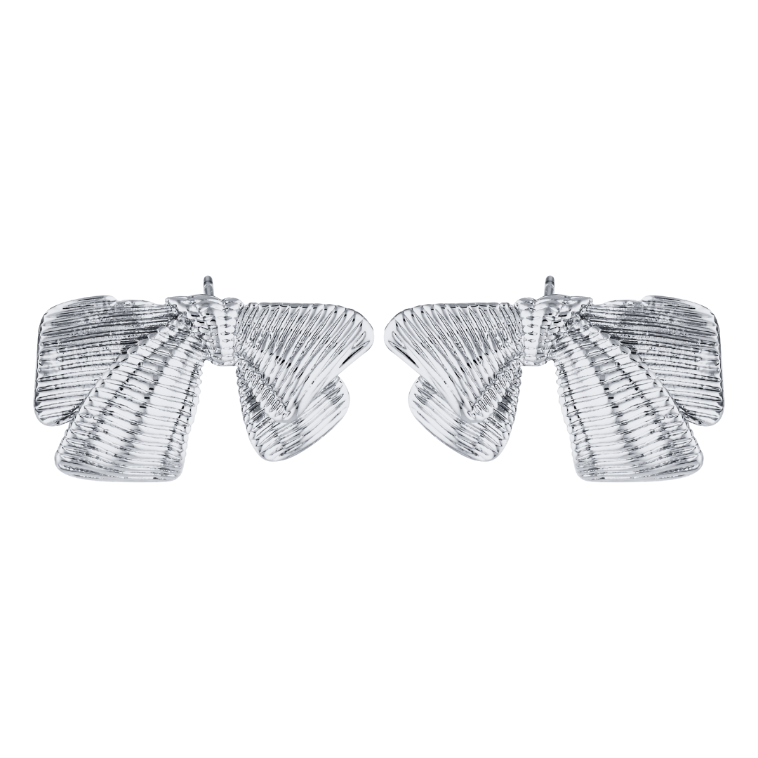 Zara Bow Earrings (Gold & Silver)