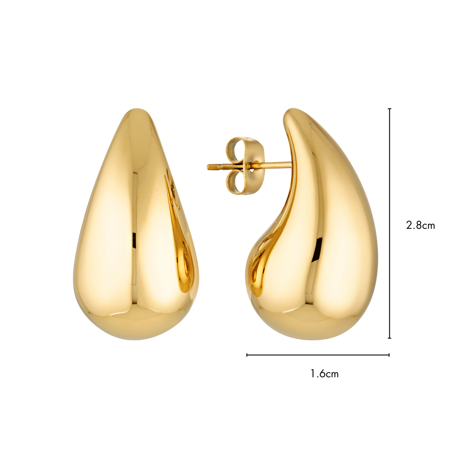 Penelope Drop Earrings (Gold)