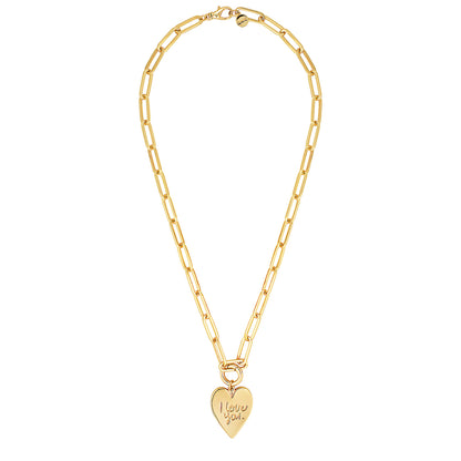 Te Amo Heart Charm Necklace