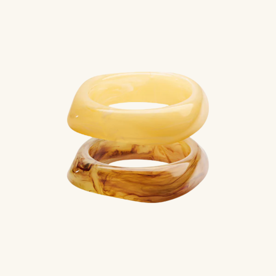 Resin Bangle Bundle