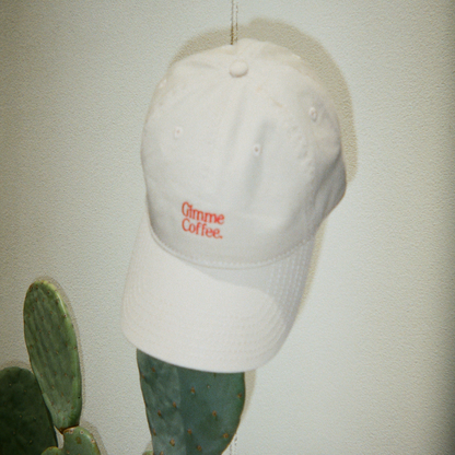 Gimme Coffee Hat (Beige/Red)