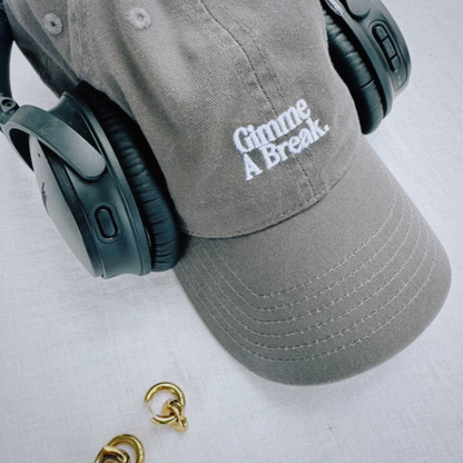 Gimme A Break Hat (Grey/White)