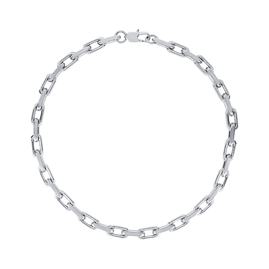 Chelsea Chunky Chain Necklace (Silver)