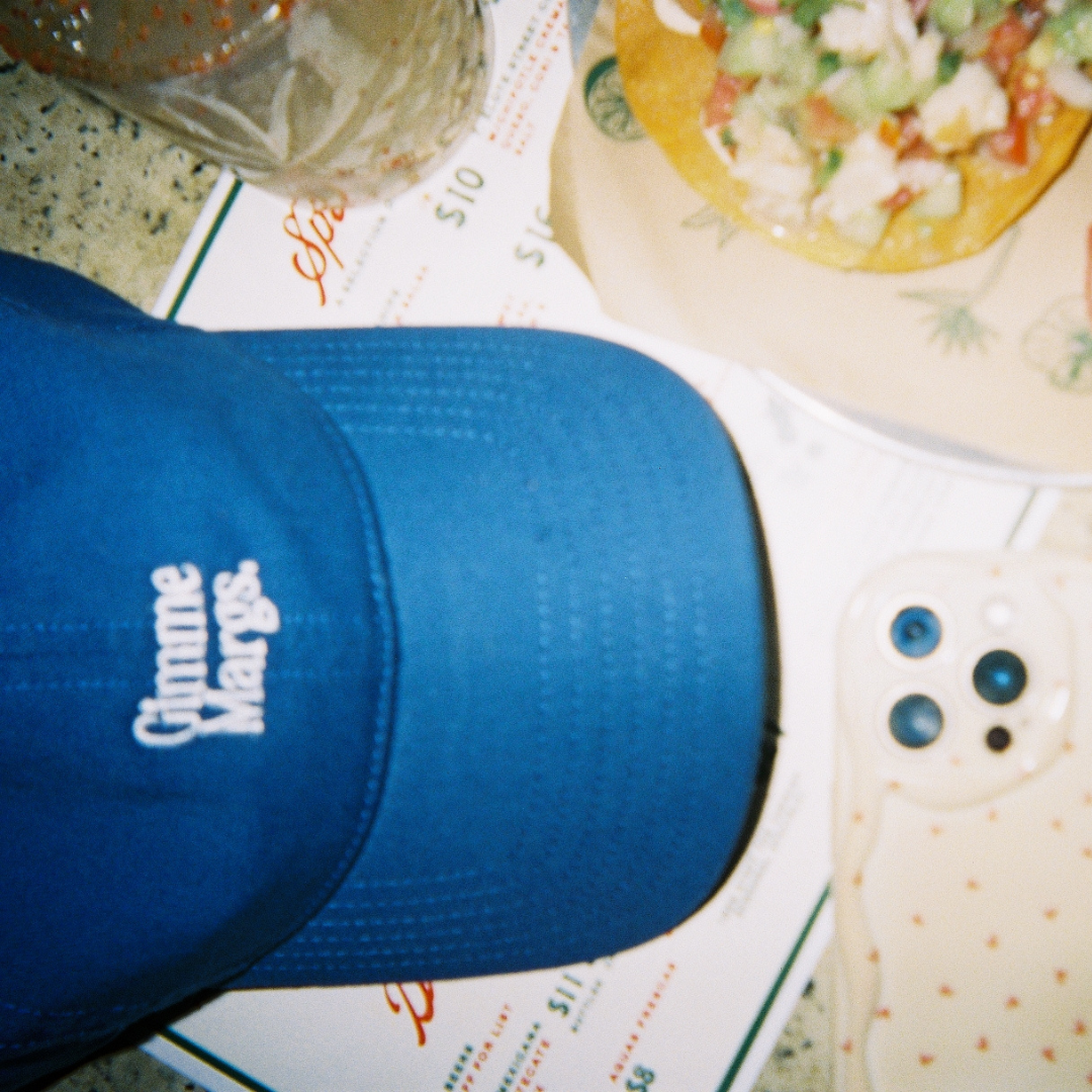 Gimme Margs Hat (Blue/White)