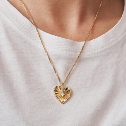 Chunky Heart Necklace Bundle (Gold)