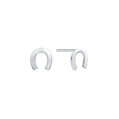 Horseshoe Studs (Silver)