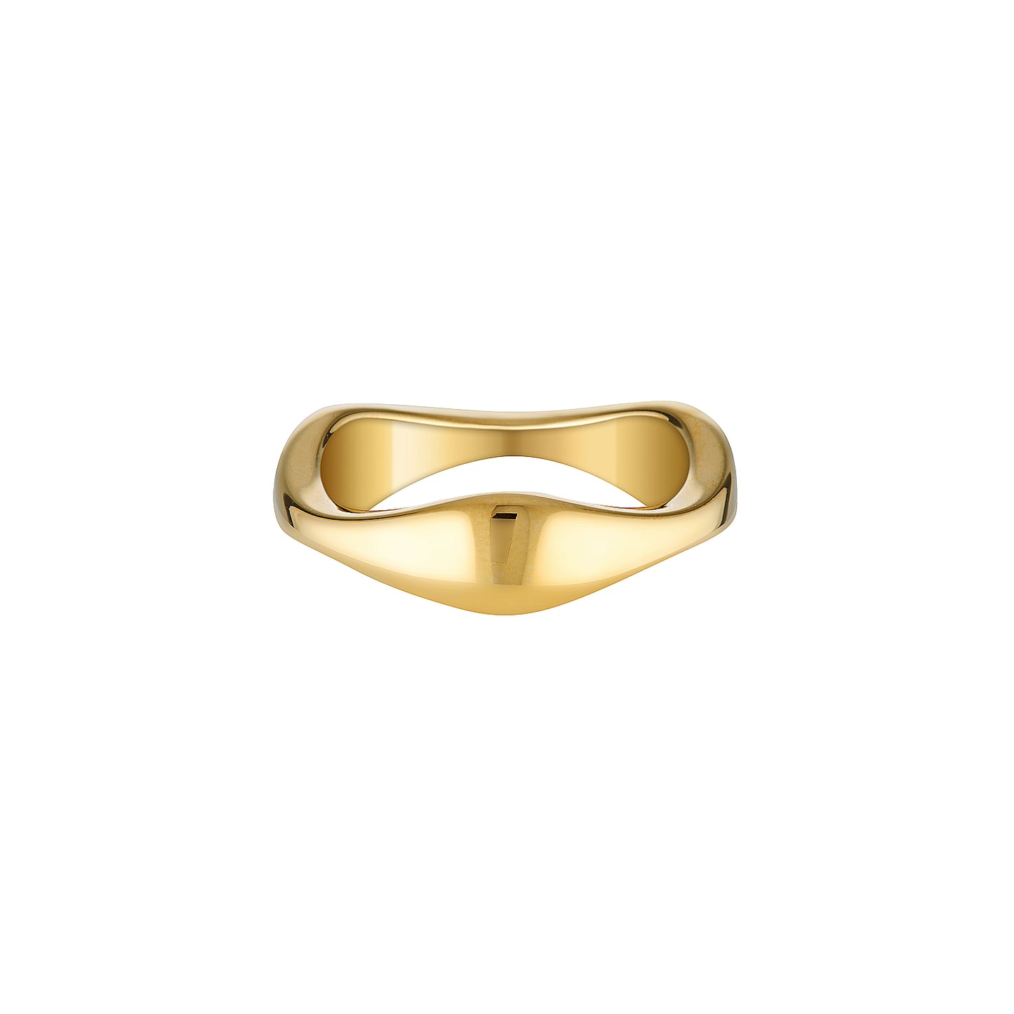 Cariss Wave Gold Ring