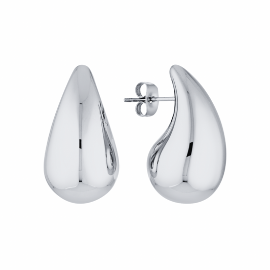 Penelope Small Drop Earrings (Silver)