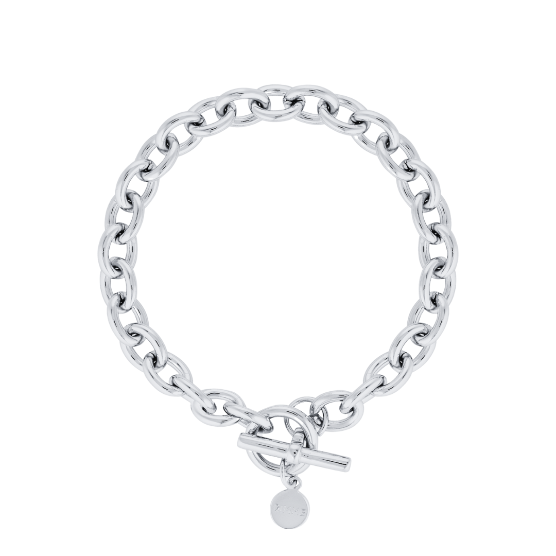 Millie Fob Link Bracelet (Silver)