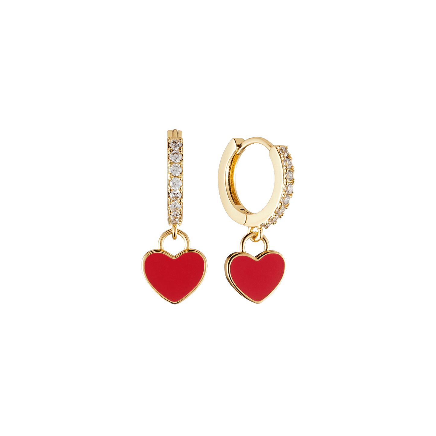 Heart Earrings (6 Colours)