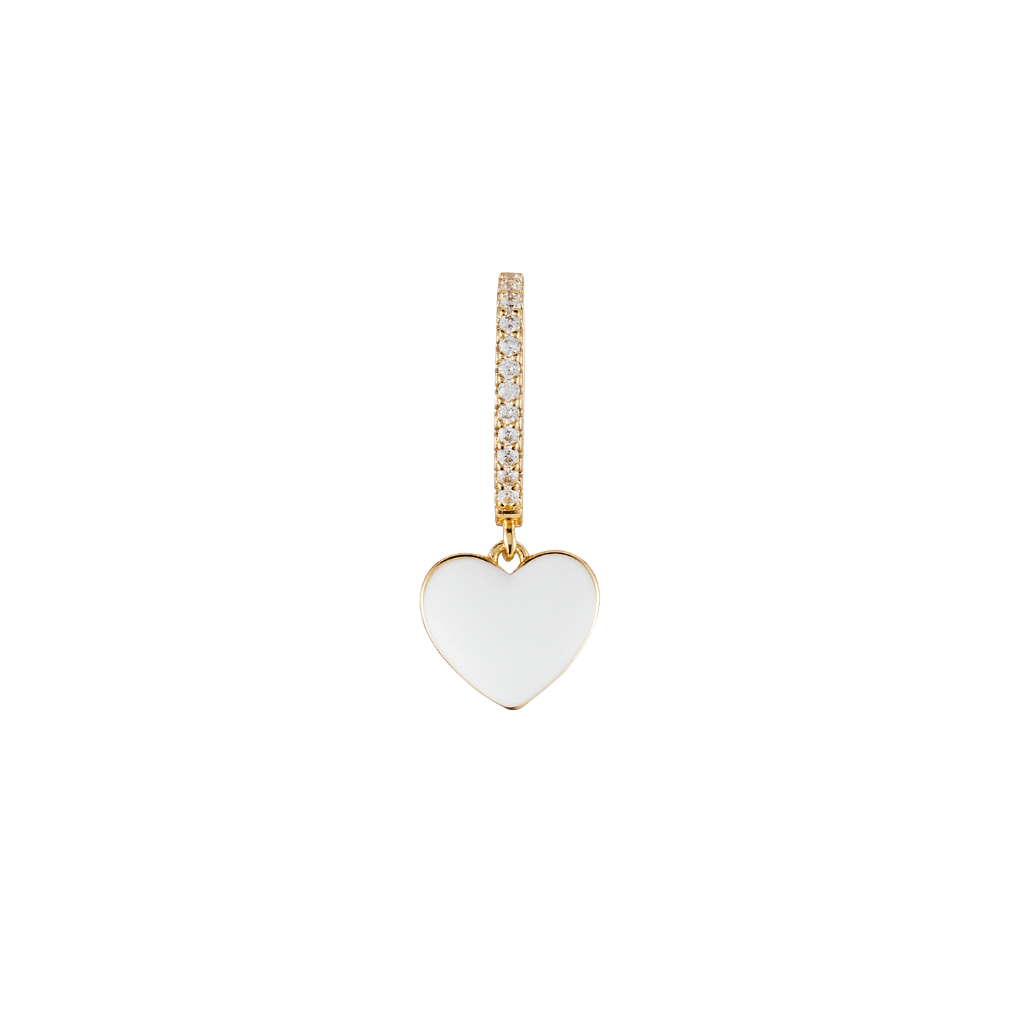 Heart Necklace Charm (6 Colours)