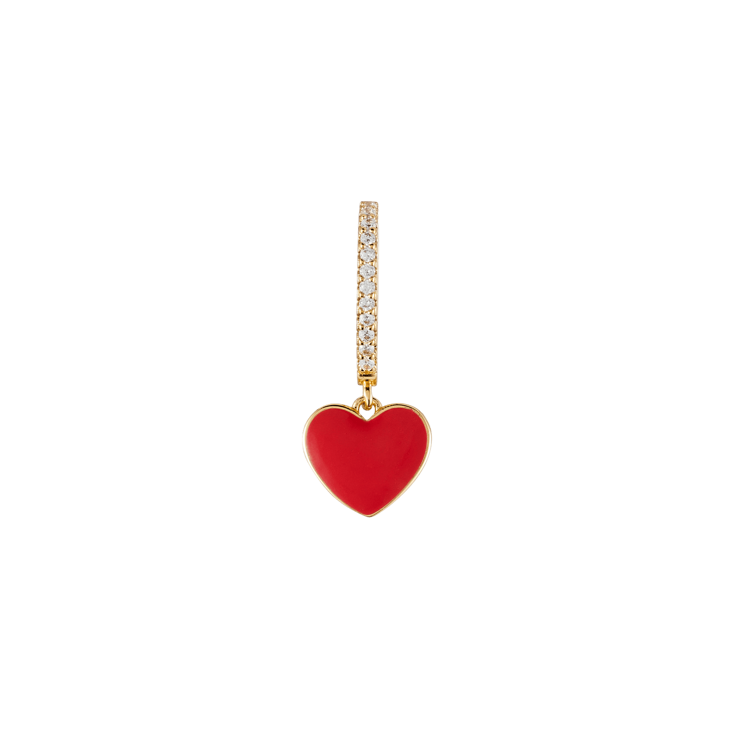 Heart Necklace Charm (6 Colours)